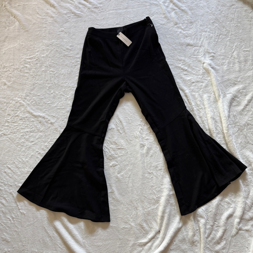 Anthropologie Black Flared Pants